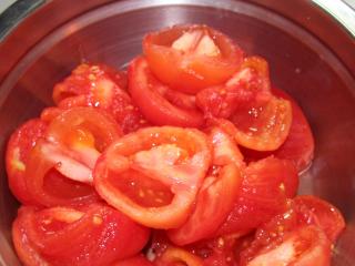 Příprava rajčat