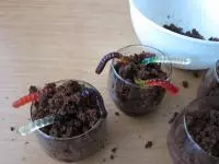 Rozdrobený korpus navrstvíme na pudink,...