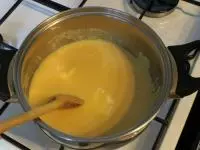 ... vlijeme tekutou směs, přidáme špetku soli,...