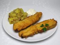 Podáváme s bramborami a tatarskou omáčkou....