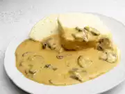 Žampionová omáčka s knedlíkem 