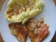 Pangasius na másle a cibuli