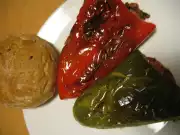 Opečená plněná paprika