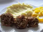 Zapékané plněné žampiony