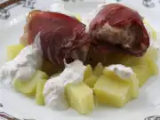 Houbové závitky s mletým masem