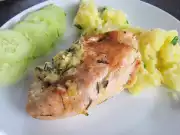 Krůtí kapsy plněné sýrem a pažitkou