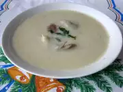 Jemná hlívová polévka