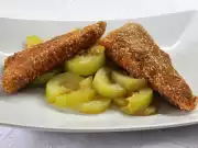 Smažené tofu v sezamovo-paprikovém obalu