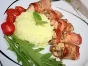 ActiFry kuřecí prsa ve slaninovém županu