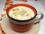 Cizrnová polévka s mlékem