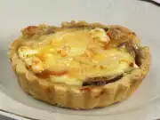 Žampionový quiche