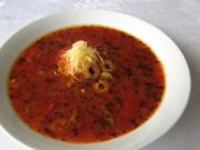 Provensálská rajčatová polévka s olivami