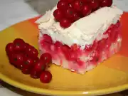 Rybízový koláč se zapečeným sněhem