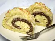 Roláda s vaječným likérem