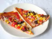 Pizza z listového těsta