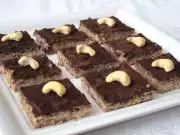 Tofu čokoládovo-oříškové kostky