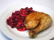 Pečené česnekové kuře