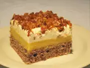 Pomerančový zákusek s ořechy v karamelu