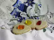 Mandarinková linecká srdíčka