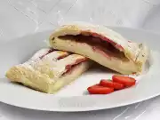 Mascarpone hřeben s jahodami