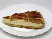 Jablečný tvarohový koláč