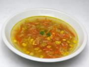 Zeleninová polévka s kukuřicí