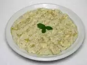 Jáhlová kaše s kokosem a banány
