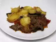 Bramborový nákyp s masem