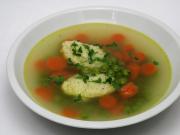 Mrkvovo-hrášková polévka