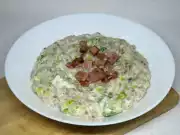 Brynzové špaldové kroupy se slaninou