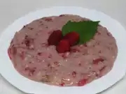 Malinová ovesná kaše