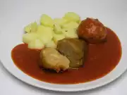 Vegetariánská plněná paprika