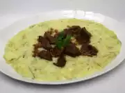Dýňový prívarok s dušeným hovězím masem