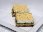 Tvarohový zákusek s čokoládou a kokosem