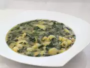 Prívarok z červené čočky s medvědím česnekem